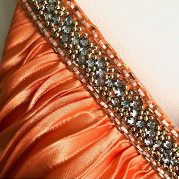 Y2K Prom Dress in orange - Picture 12 of 16